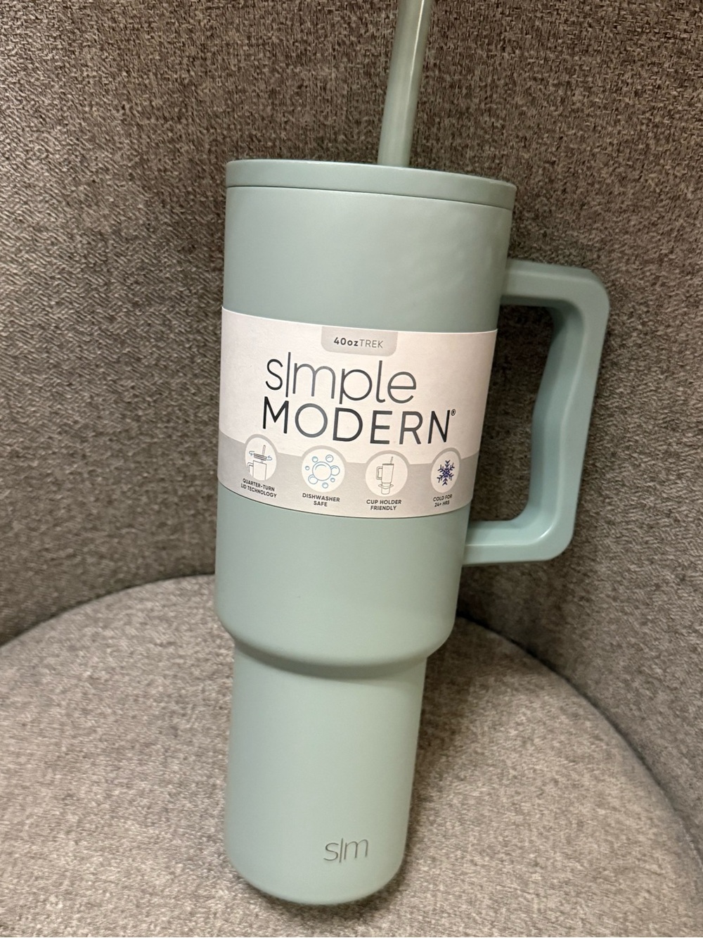 Simple Modern Sage Green Limited Edition Trek Tumbler w Handle - 40oz